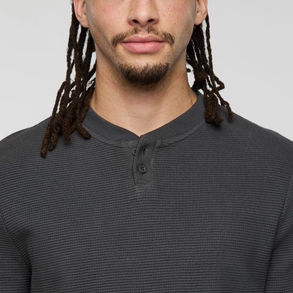 Atajo Long-Sleeve Waffle Henley - Men's